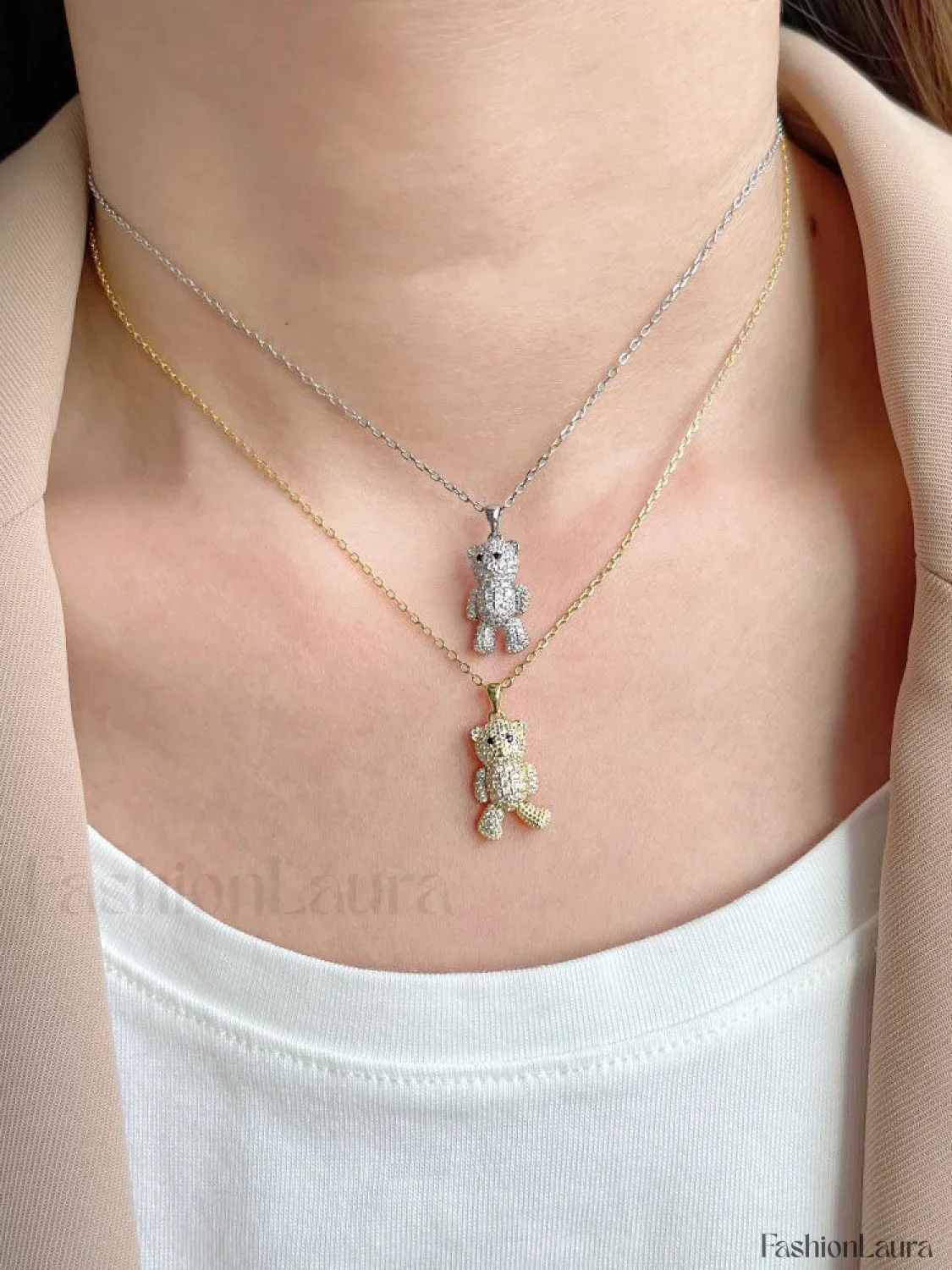 Crystal Bear Necklace - Image 20