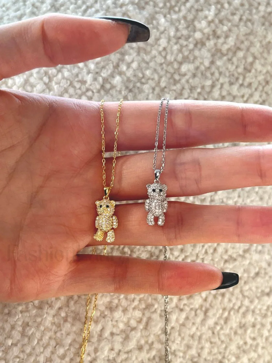 Crystal Bear Necklace - Image 4