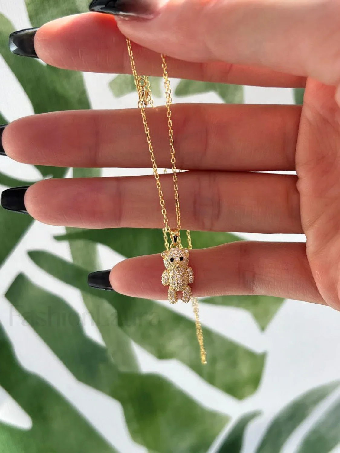 Crystal Bear Necklace - Image 7