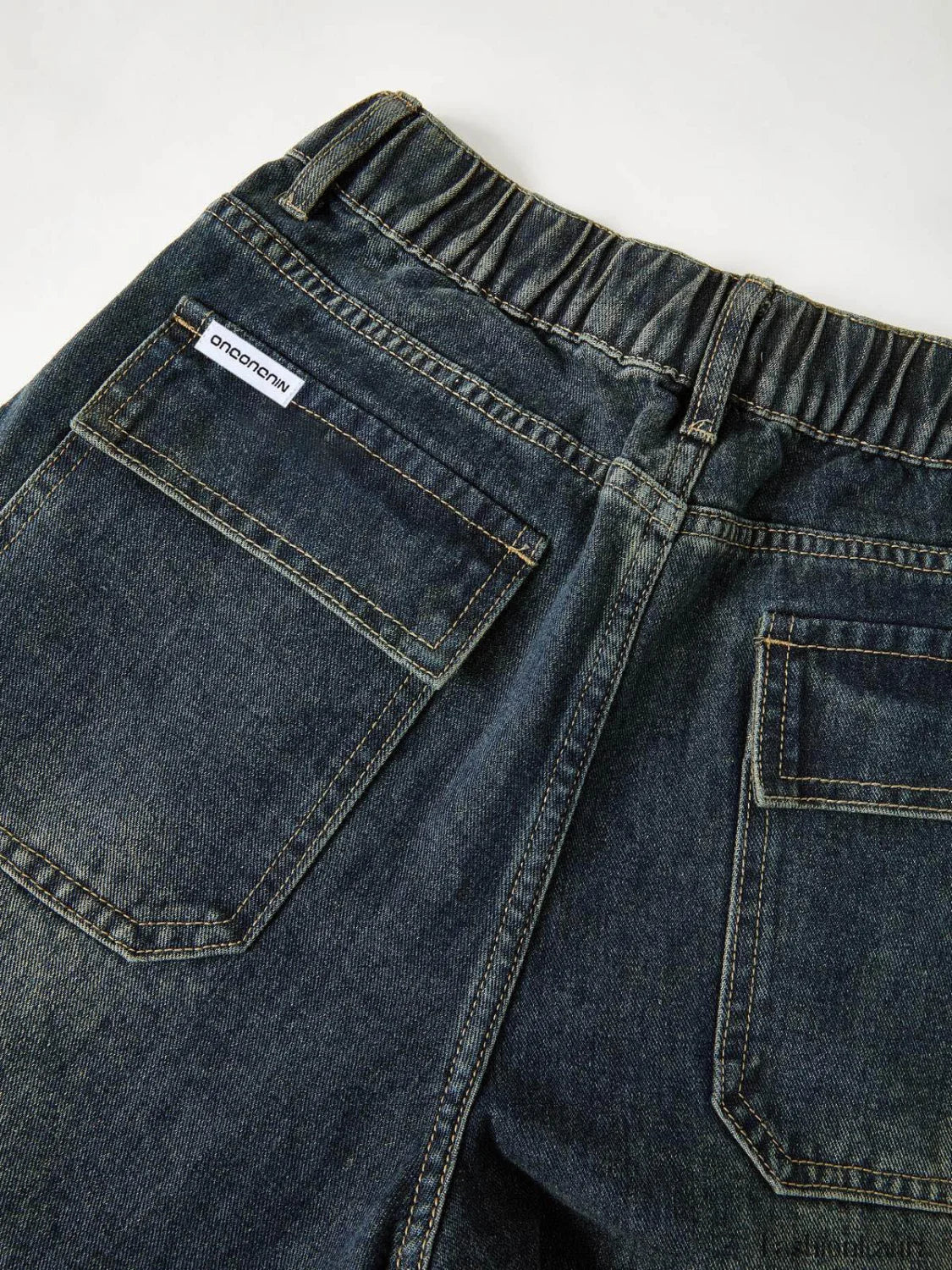 Dark Wash Vintage Baggy Boyfriend Jeans - Image 20