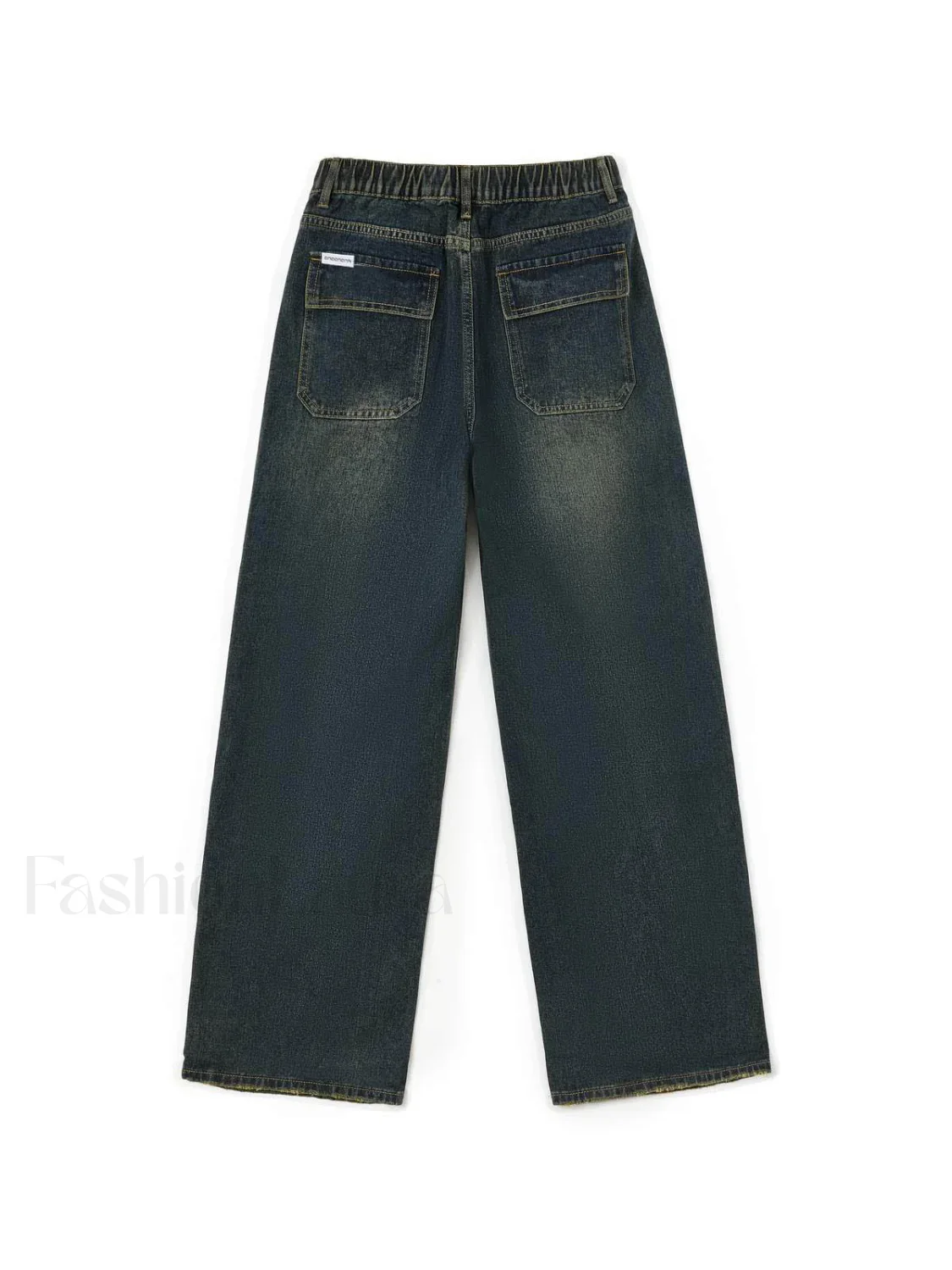 Dark Wash Vintage Baggy Boyfriend Jeans - Image 6