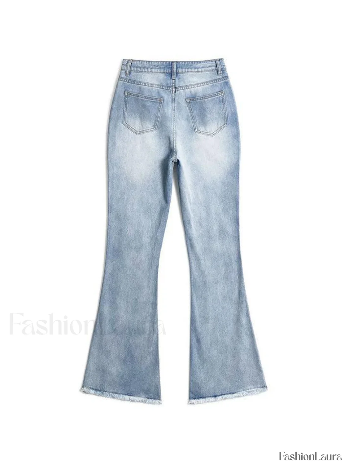 Distressed High Waist Ripped Jeans - Image 17