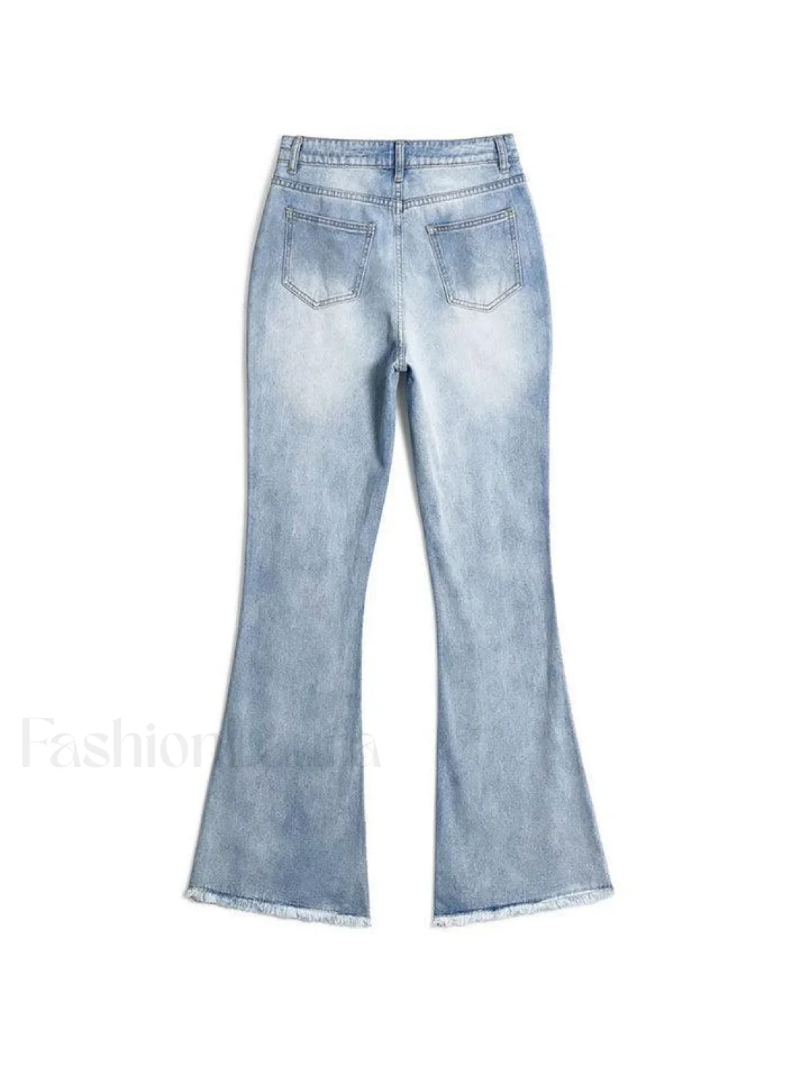 Distressed High Waist Ripped Jeans - Image 9