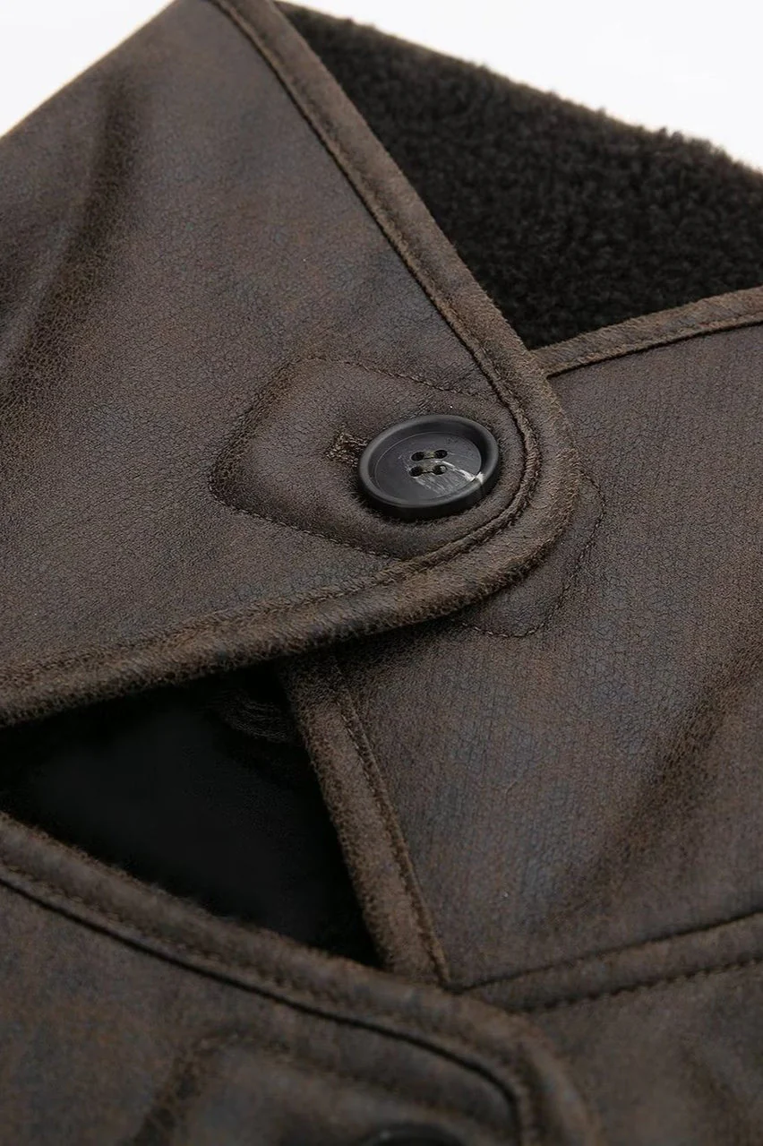Double-Faced Shearling Jacket - Image 5