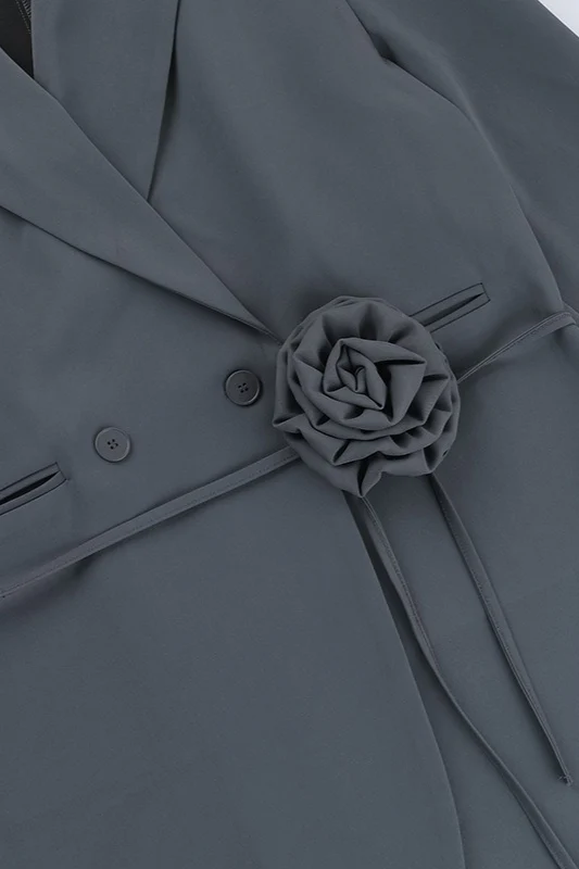 Elegant Floral Blazer - Image 9