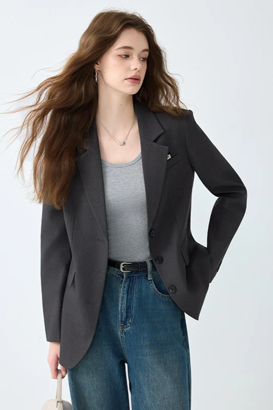 Elegant Long Sleeve Blazer - Image 13