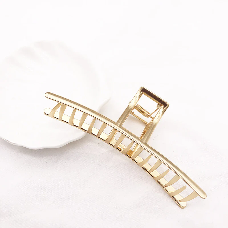 Elegant Minimalist Metal Hair Claw - Image 5