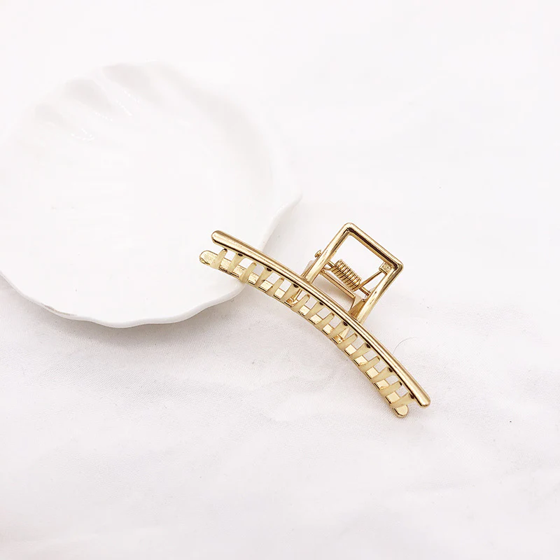Elegant Minimalist Metal Hair Claw - Image 6