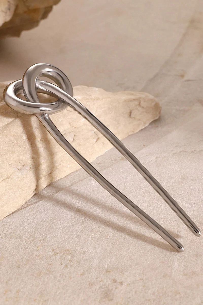 Elegant Polished Stainless Steel Hairpin - Image 10