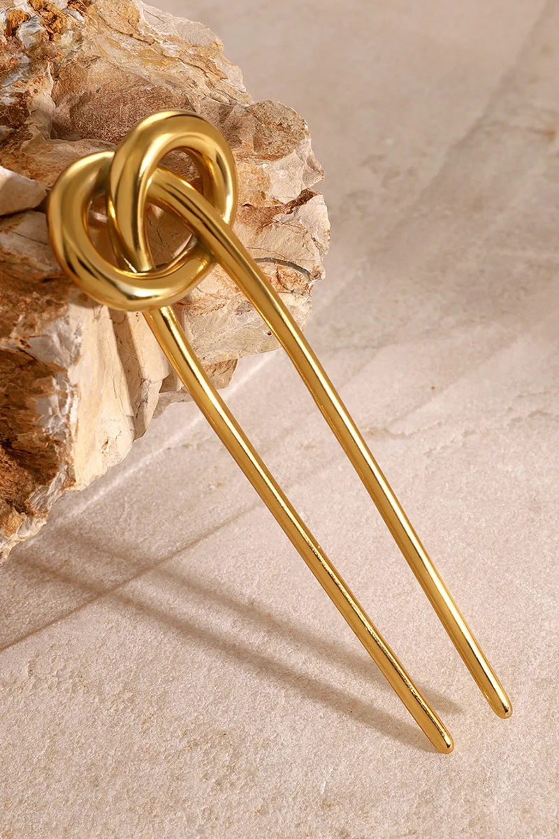 Elegant Polished Stainless Steel Hairpin - Image 8