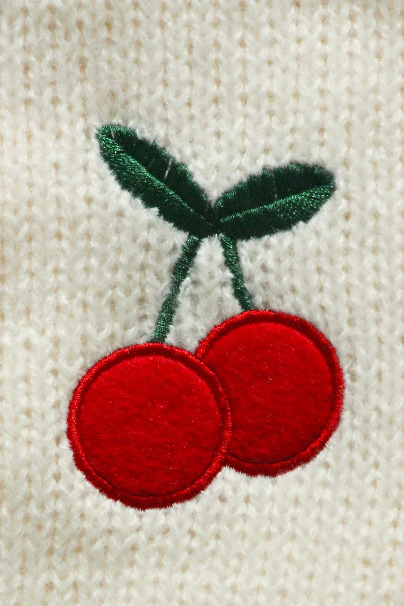 Embroidered Knit Open Front Sweater - Image 22