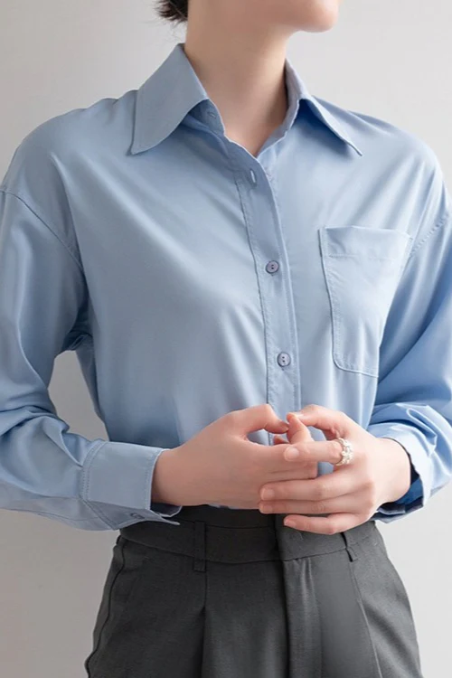 Essential Fluid Relaxed Blouse - Image 6