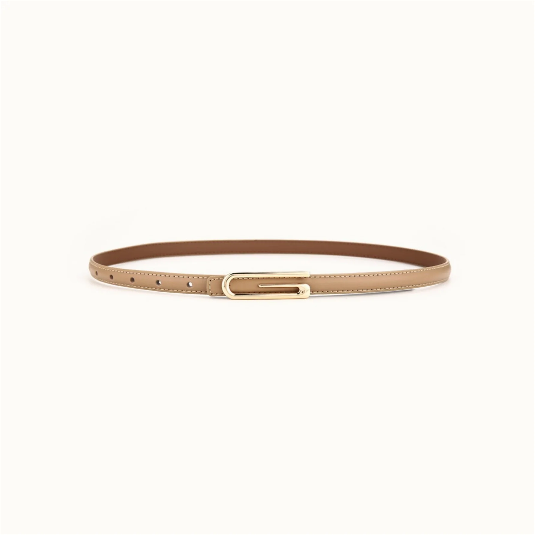 Fashion Versatile Slim Leather Pants Belt - Image 4