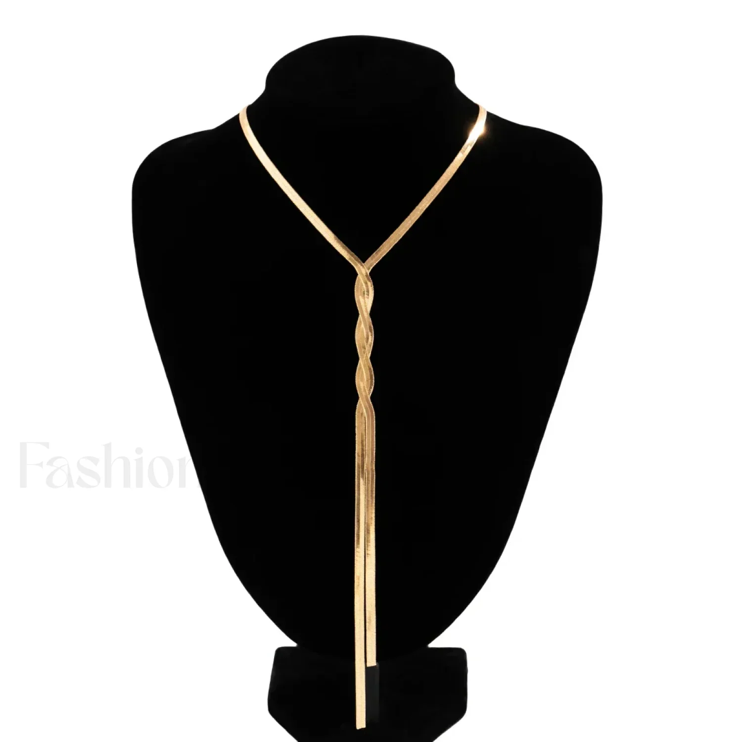 Adjustable Flat Temperament Weave Link Chest New Necklace - Image 19