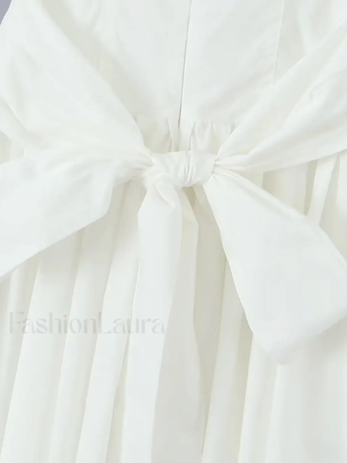 Lace Up Doll Trendy Collar Short Dress - Image 5
