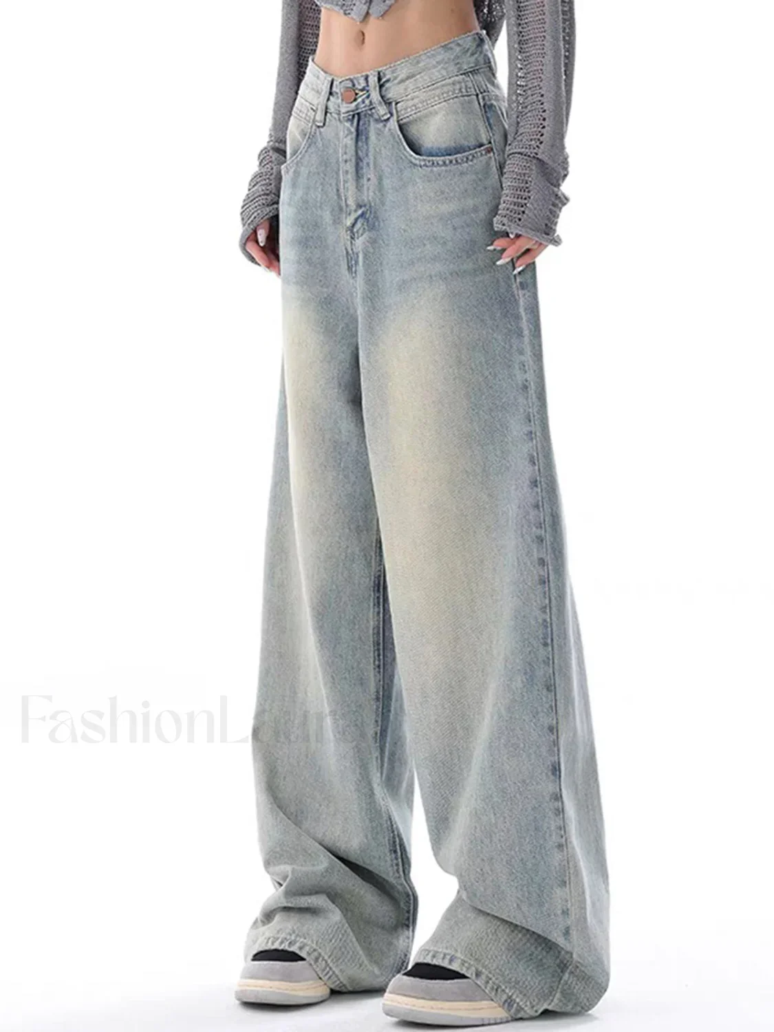 Just Like Magic Trendy Denim Boyfriend Jeans - Image 4
