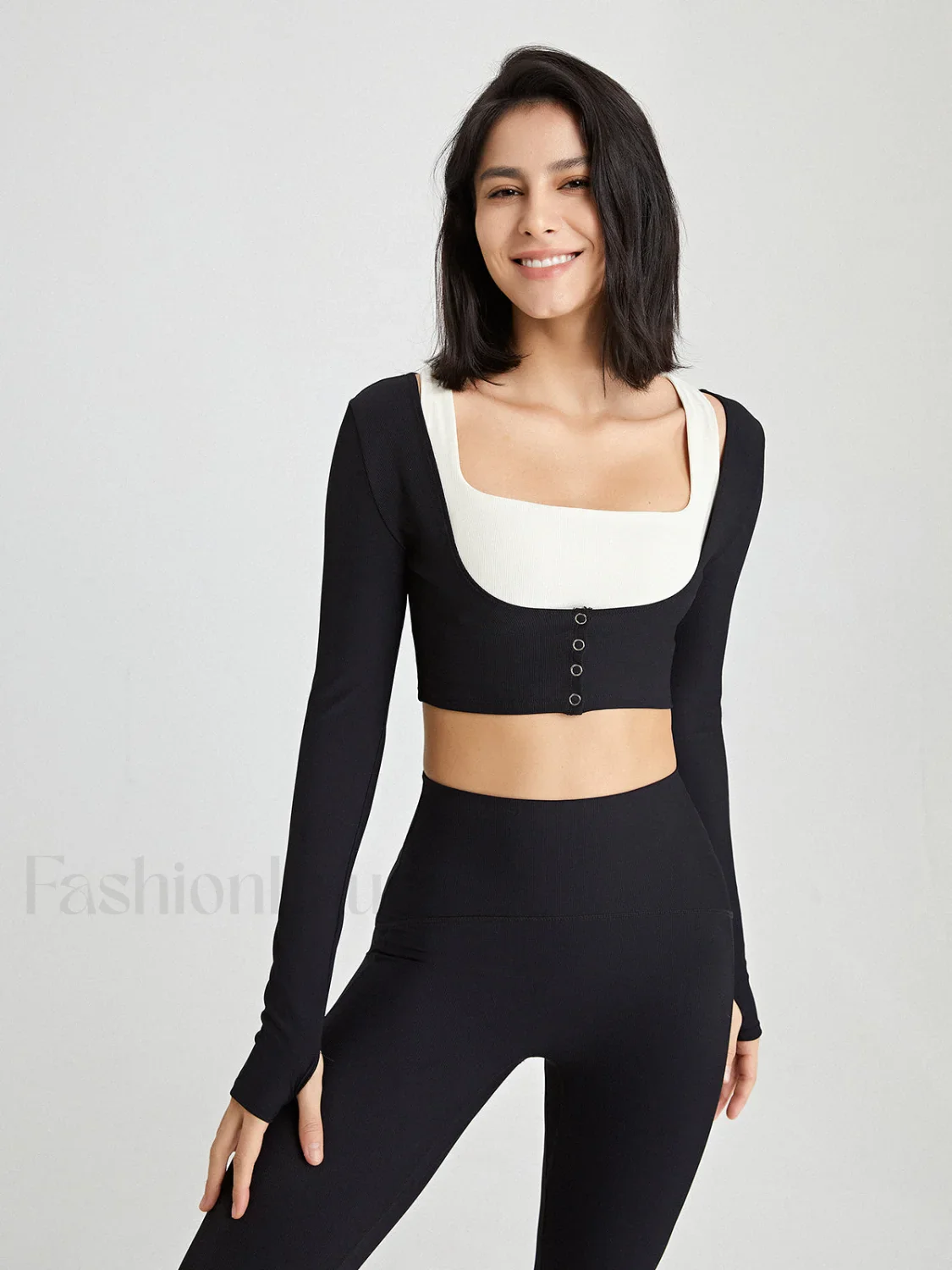 Front Charming Button Bolero - Image 5