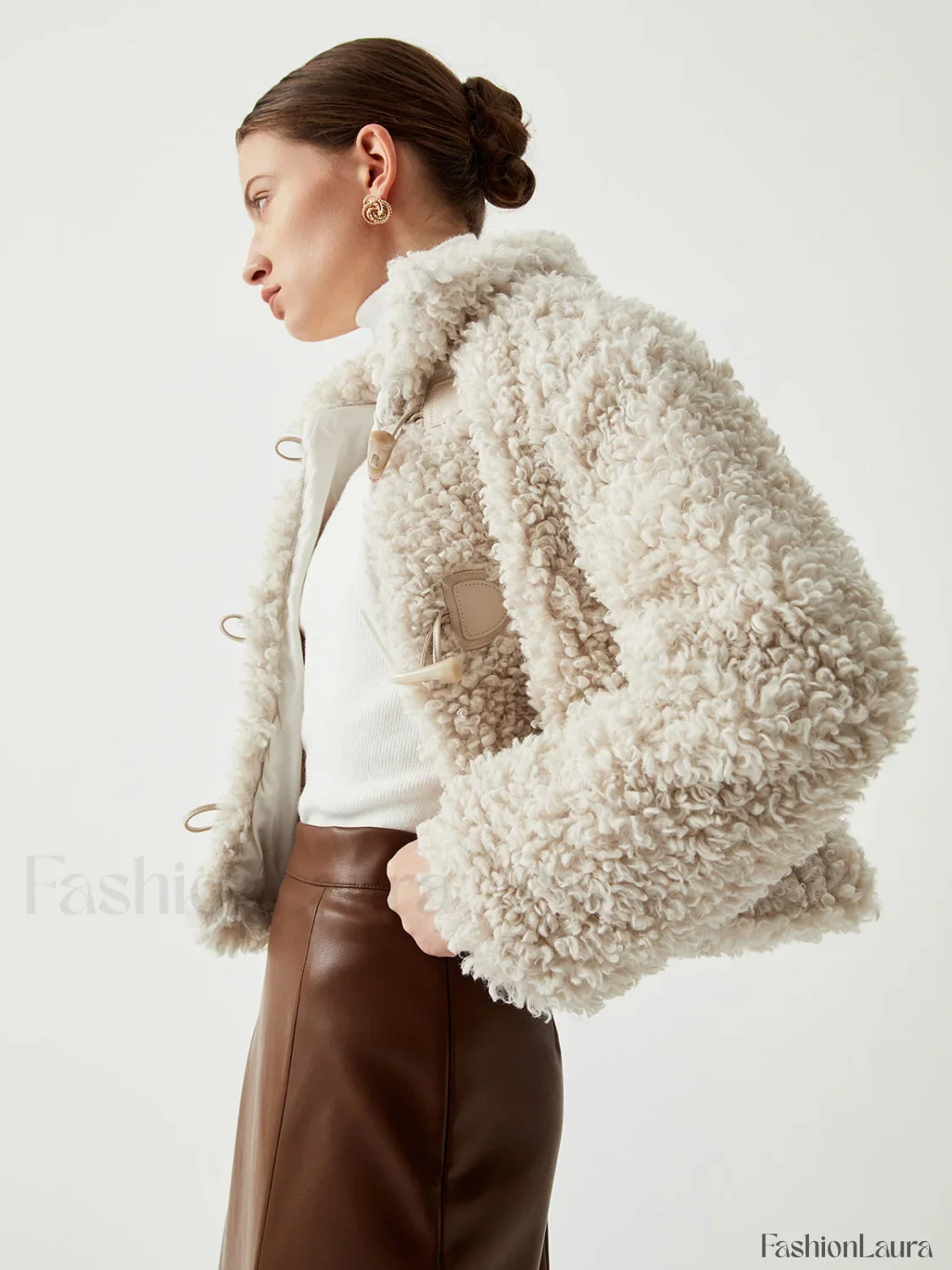 Patchwork Charming Fleece Jackets - Image 16