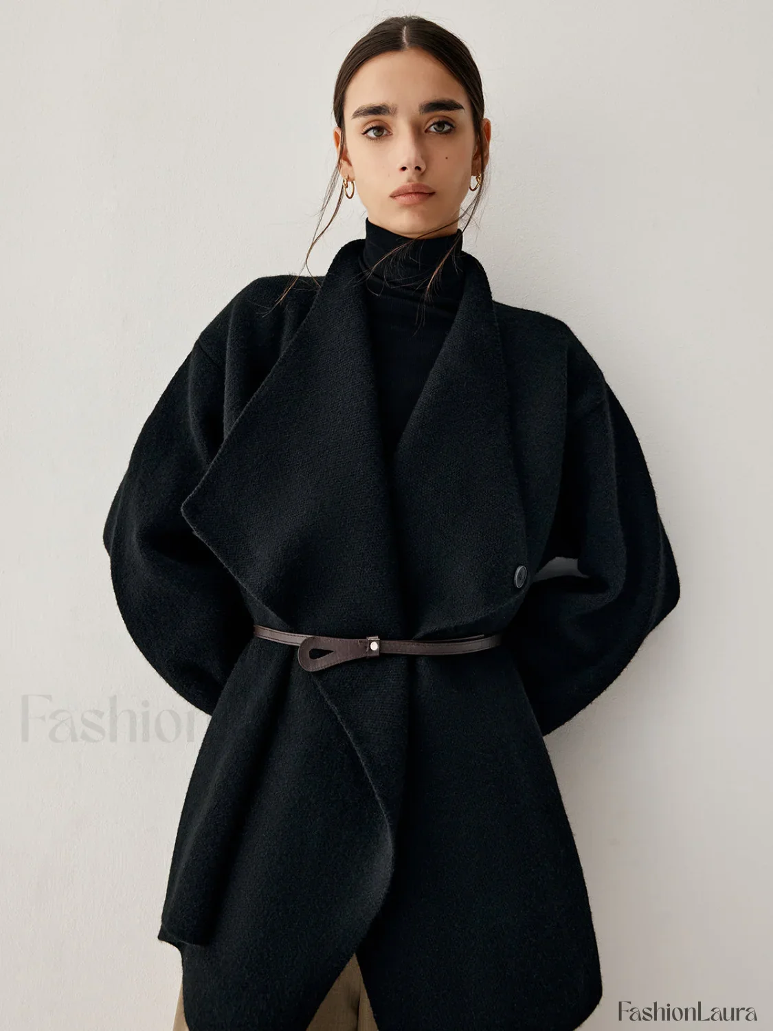 Open Collar Graceful Kimono Cardigan - Image 13