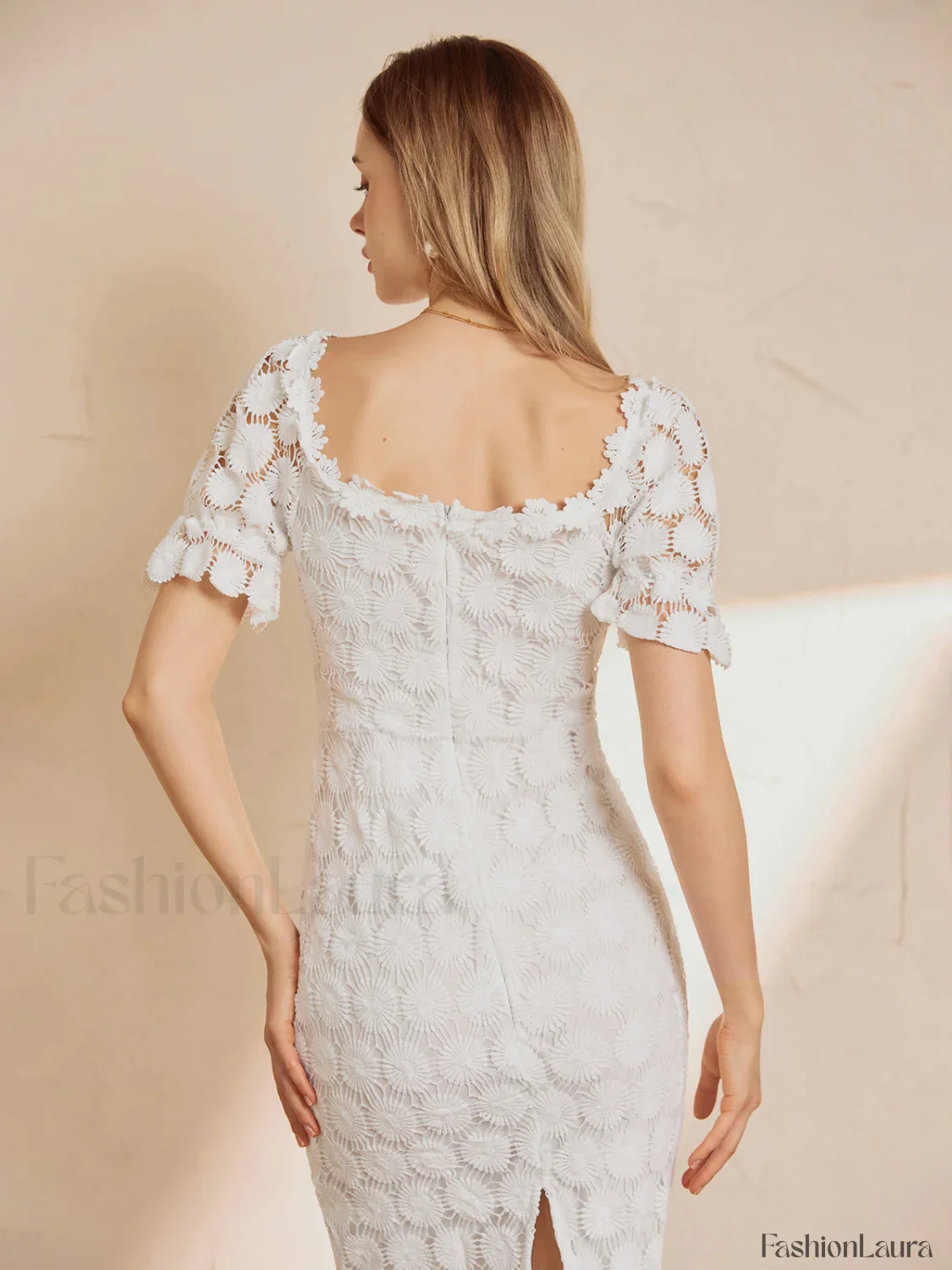 Multi Floral Graceful Midi Dress - Image 11