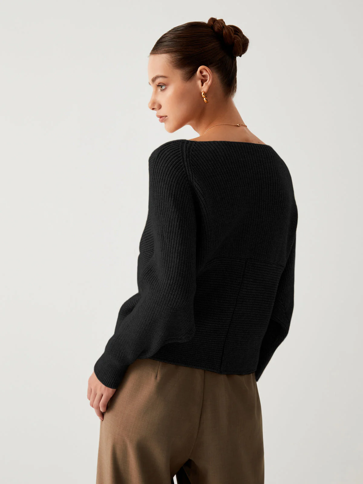 Cross My Heart Trendy Oversized Crop Sweater - Image 13