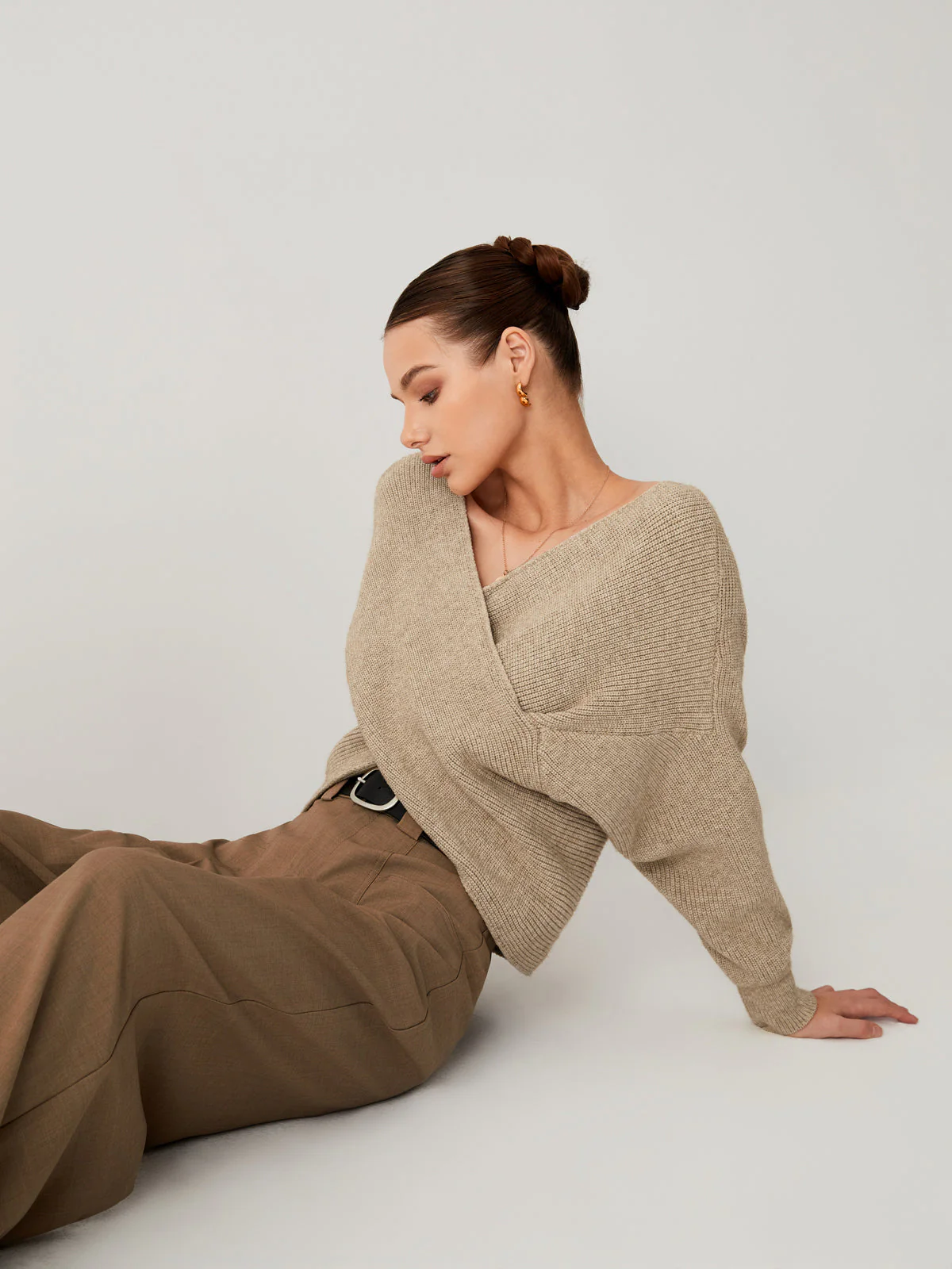 Cross My Heart Trendy Oversized Crop Sweater - Image 19