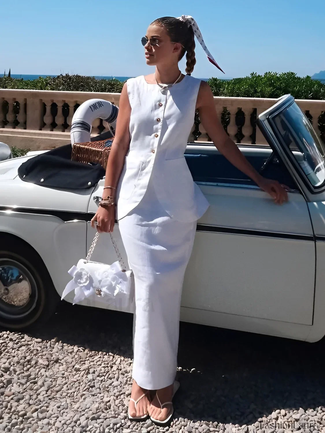 Cotton Blends Graceful Skirt Set - Image 14