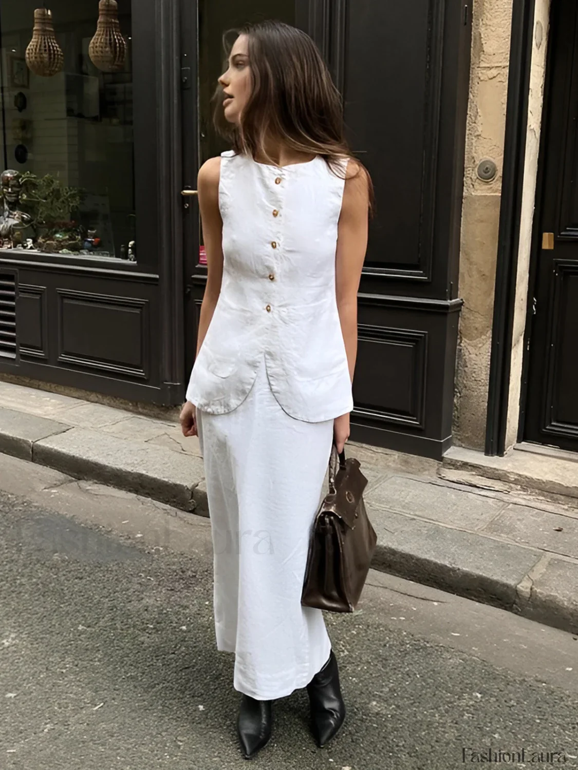 Cotton Blends Graceful Skirt Set - Image 15