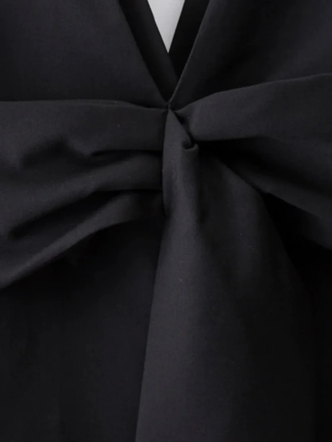 Bowknot Double-Breasted Graceful Sleeveless Vest - Image 6