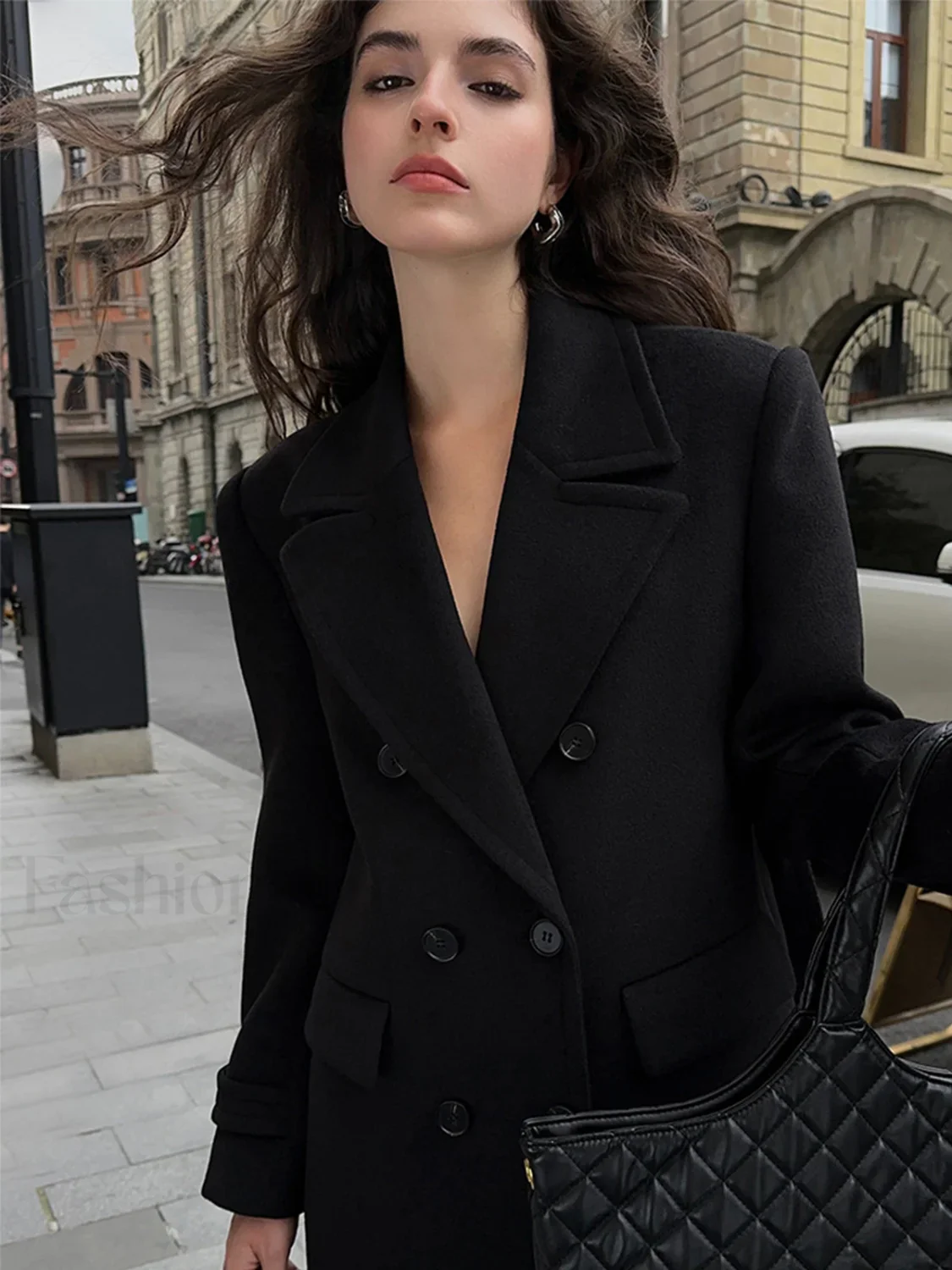 Tweed Charming Wool Coat - Image 7