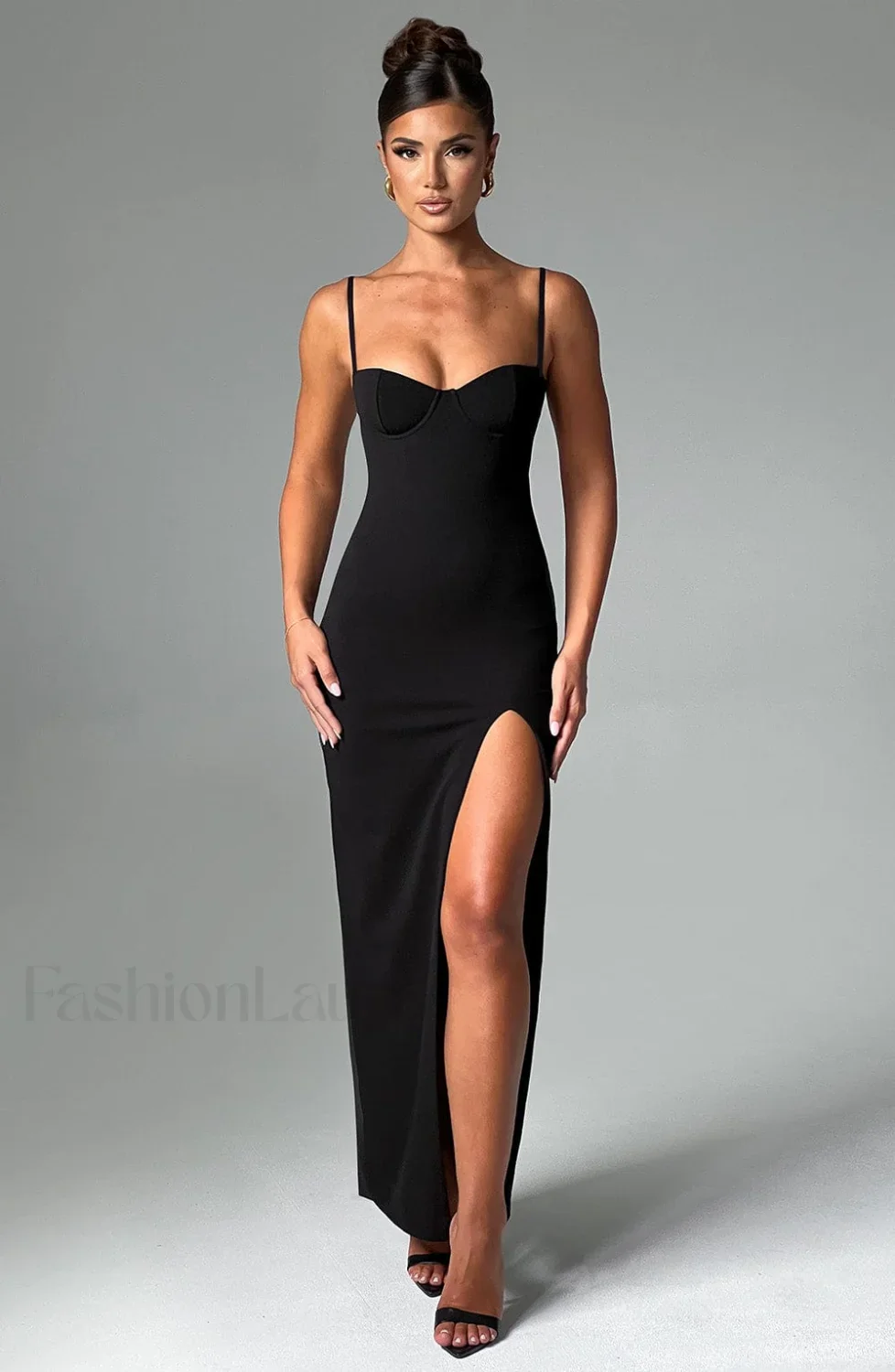 Asteria Maxi Graceful Dress - Black