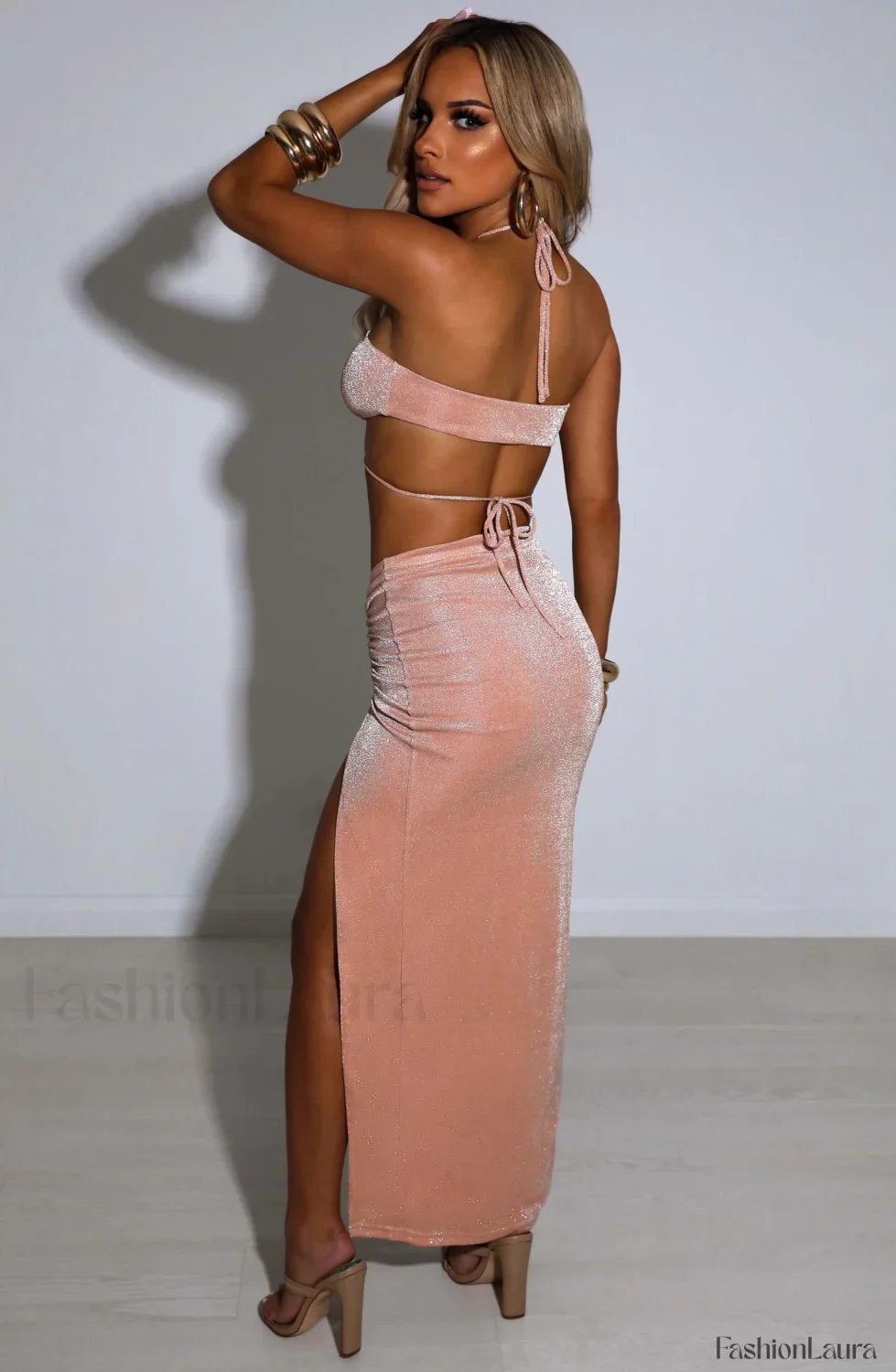 Ariela Maxi Skirt Trendy - Pink Sparkle - Image 9