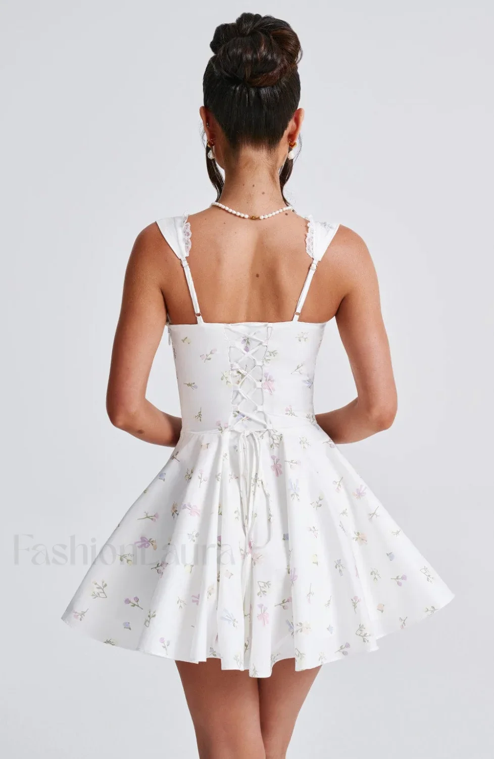 Antonella Mini Dress Trendy - Multi Floral Print - Image 7