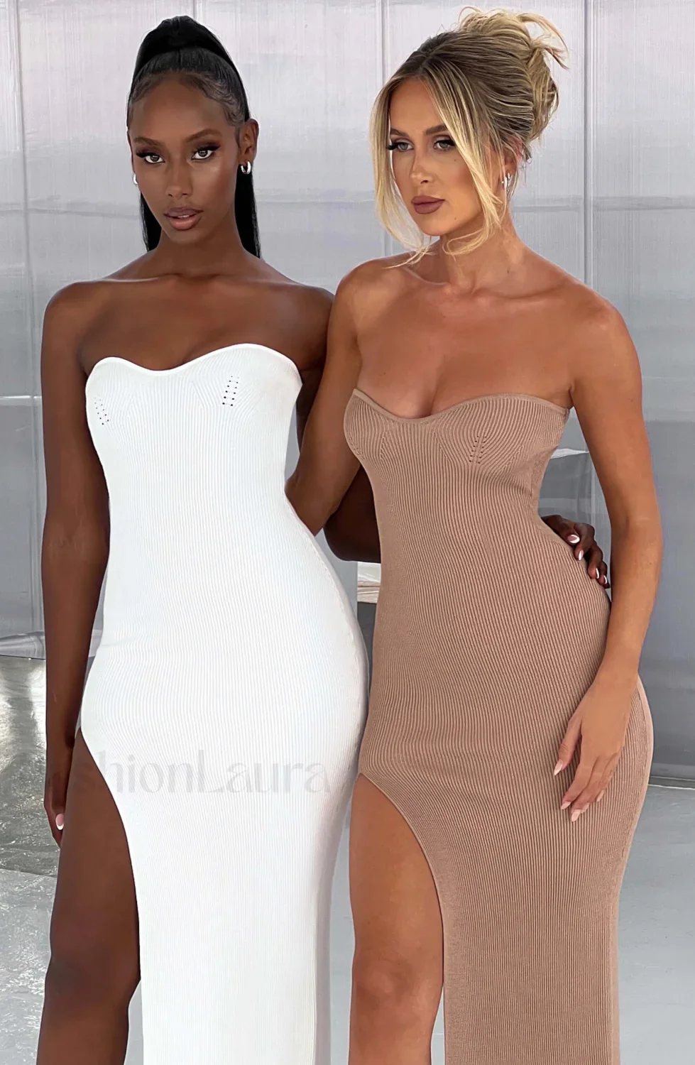 Angela Maxi Graceful Dress - White - Image 8