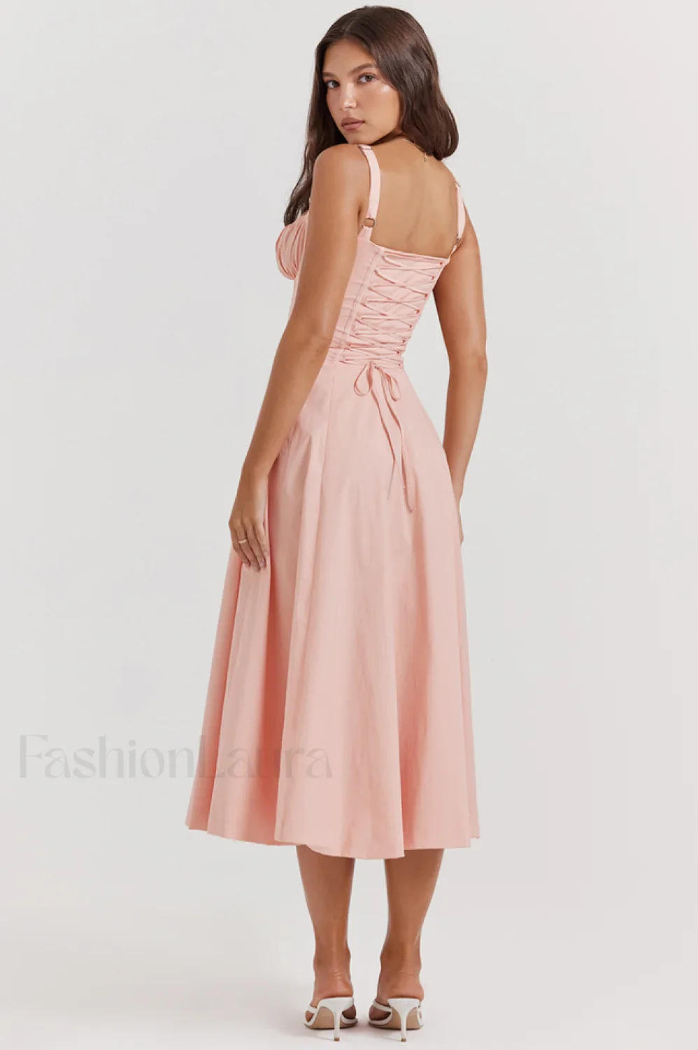 Carmen Pink Stylish Tunic Sundress - Image 2
