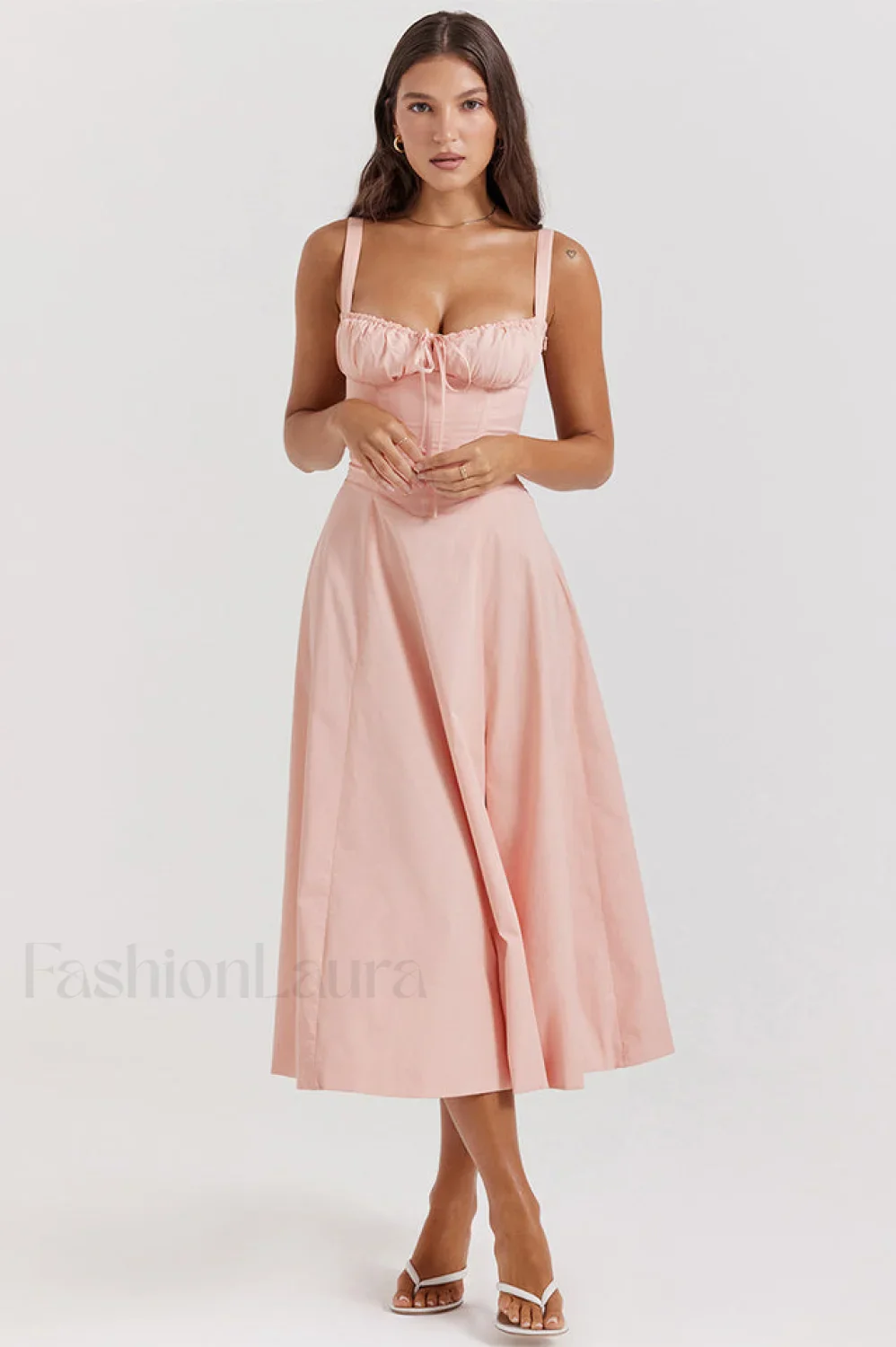Carmen Elegant Bustier Sundress - Image 102