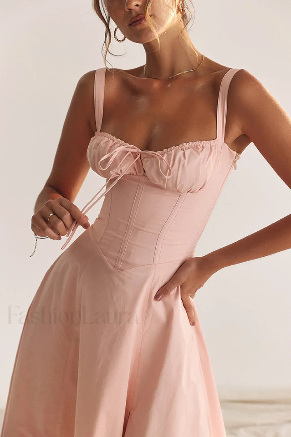 Carmen Elegant Bustier Sundress - Image 107