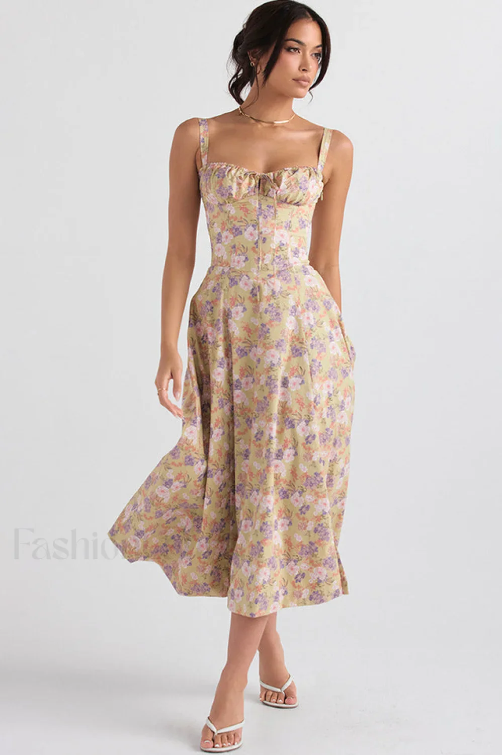 Carmen Elegant Bustier Sundress - Image 115