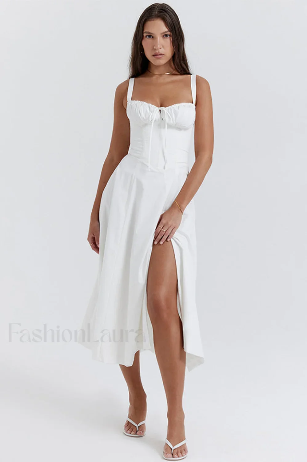 Carmen Elegant Bustier Sundress - Image 119