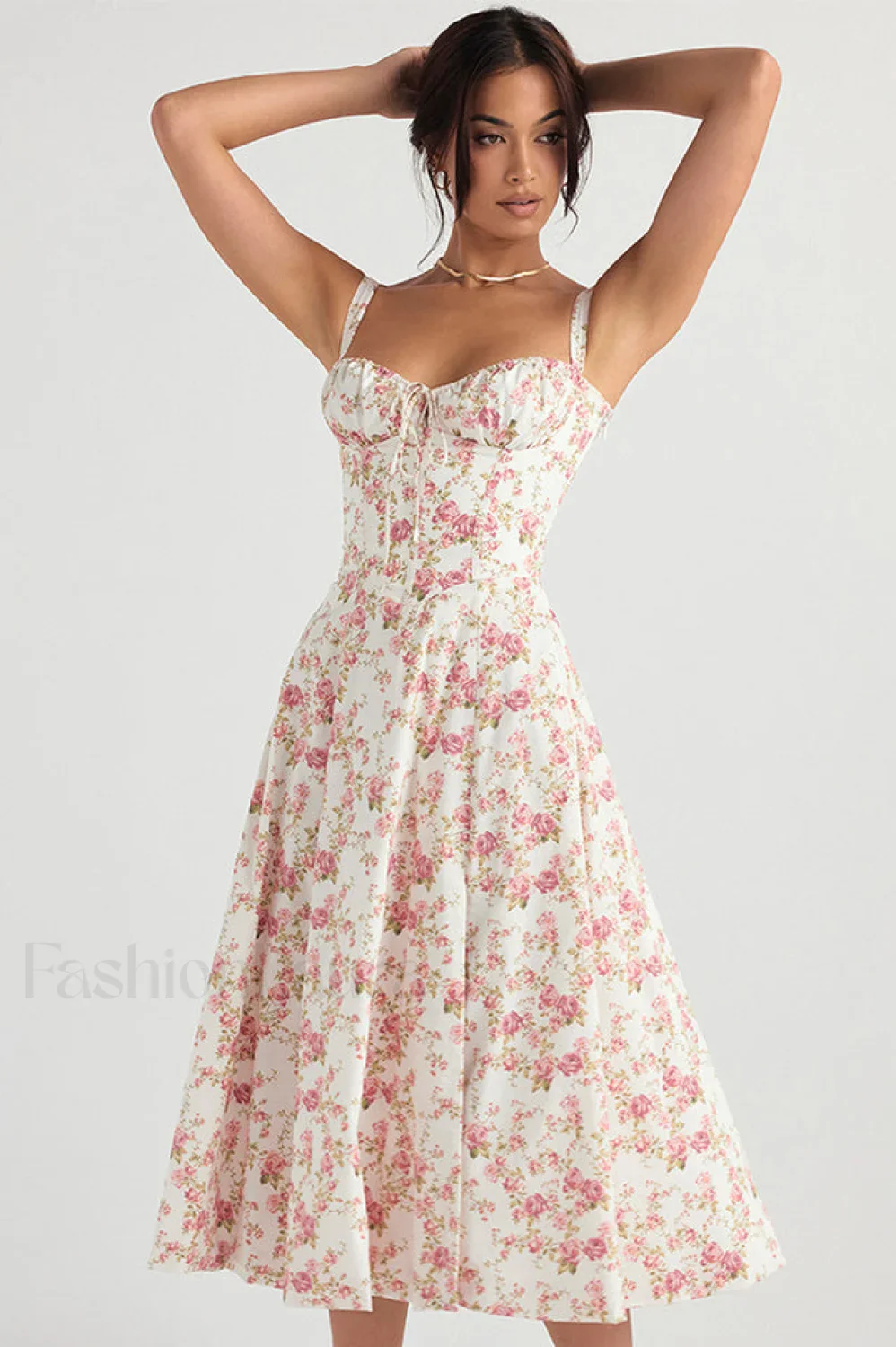 Carmen Elegant Bustier Sundress - Image 129