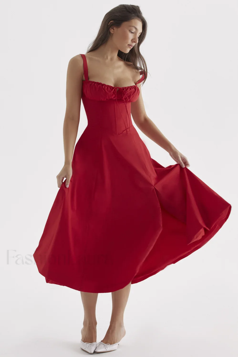 Carmen Elegant Bustier Sundress - Image 138
