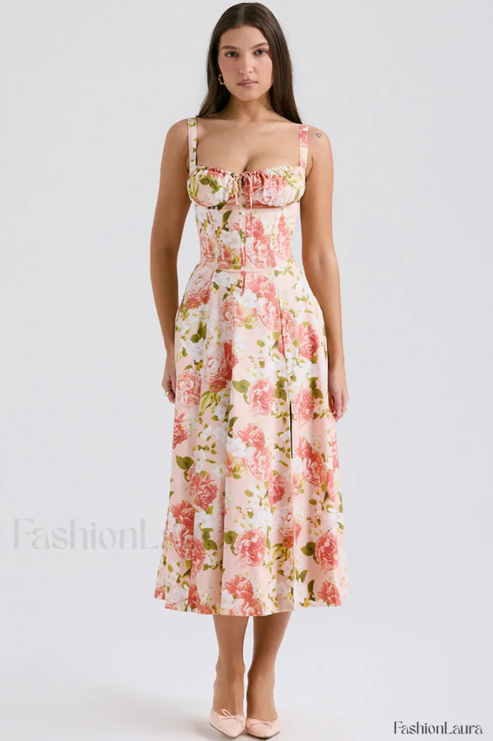 Carmen Elegant Bustier Sundress - Image 161