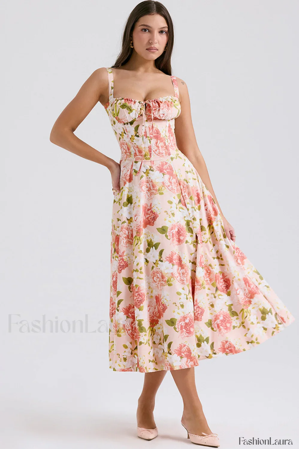 Carmen Elegant Bustier Sundress - Image 168