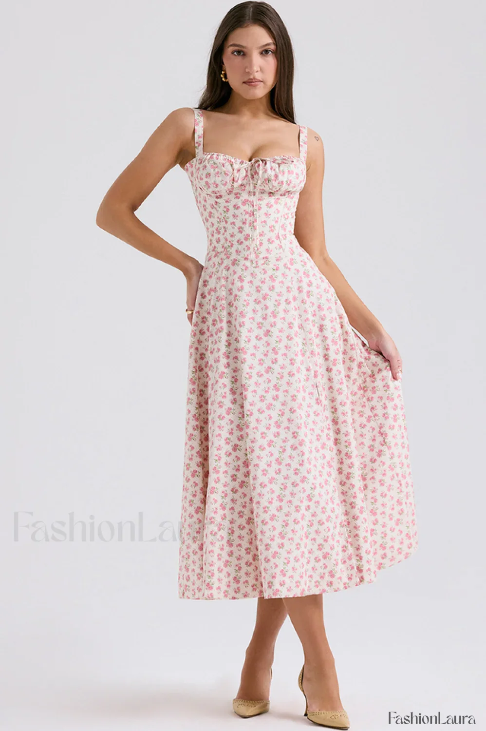 Carmen Elegant Bustier Sundress - Image 173