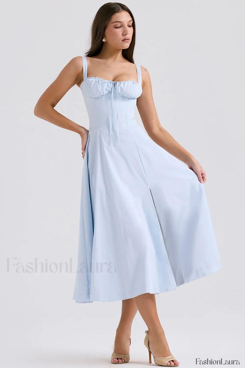 Carmen Elegant Bustier Sundress - Image 175