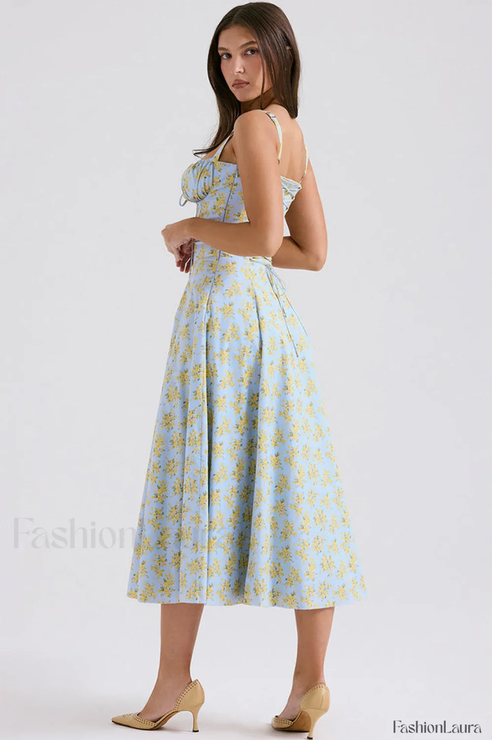 Carmen Elegant Bustier Sundress - Image 179