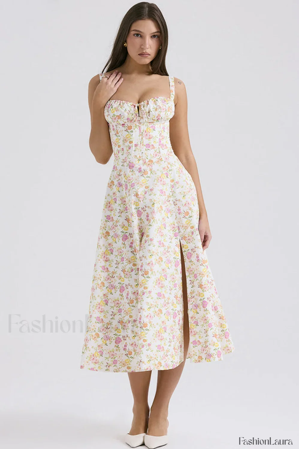 Carmen Elegant Bustier Sundress - Image 186