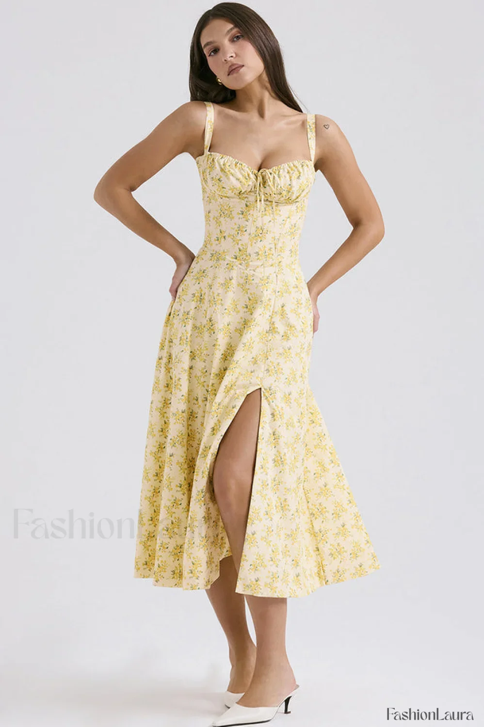 Carmen Elegant Bustier Sundress - Image 191