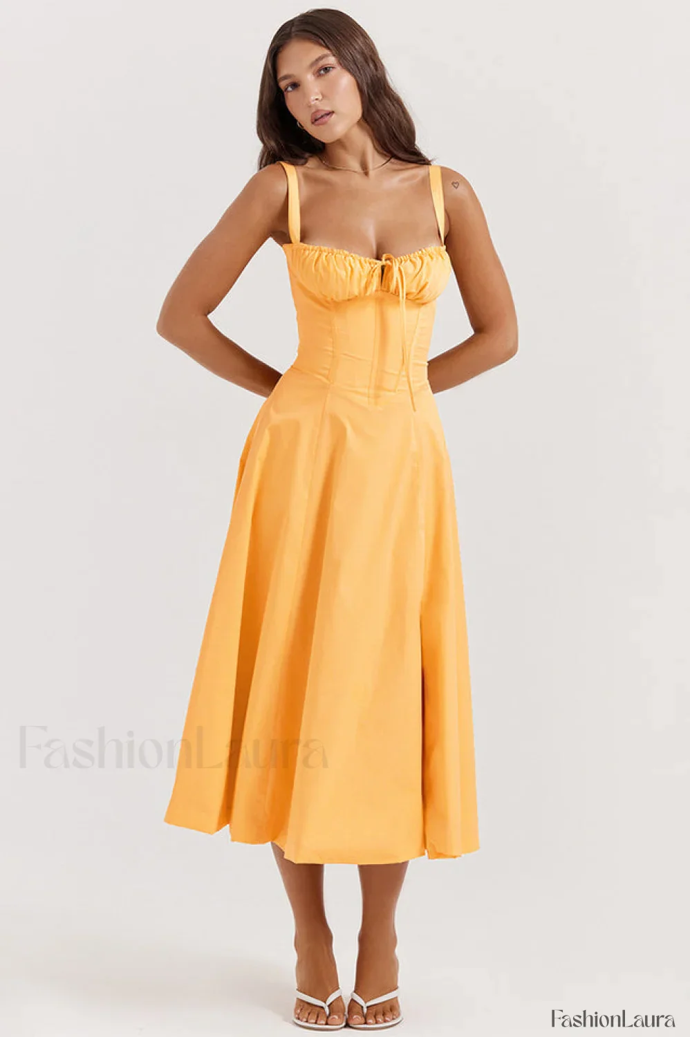 Carmen Elegant Bustier Sundress - Image 198