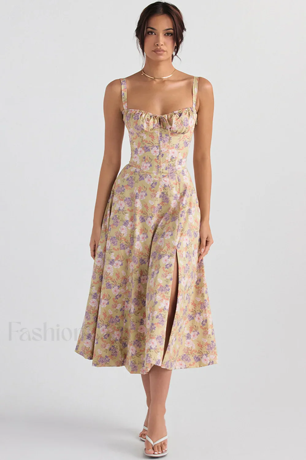 Carmen Elegant Bustier Sundress - Image 74